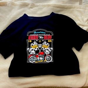 shein cropped loose t-shirt size XS